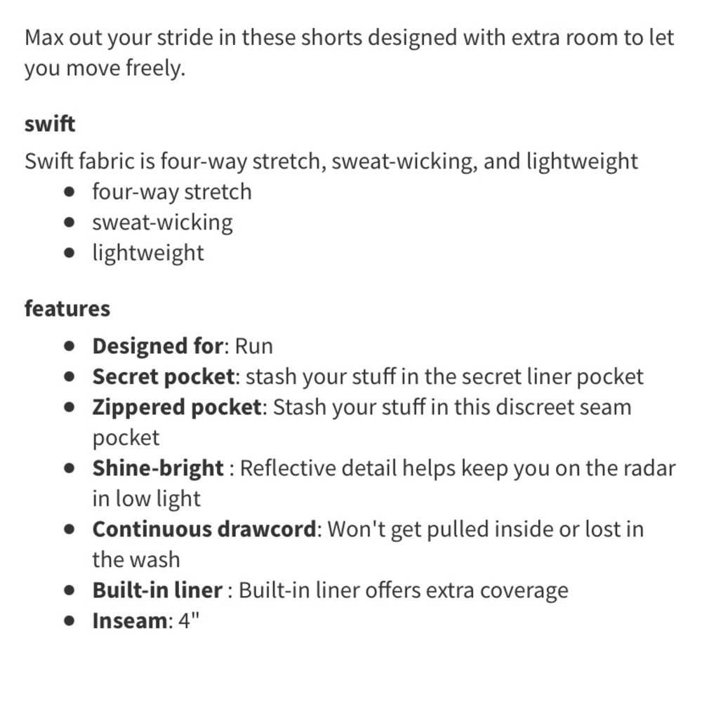 🍋LULULEMON HOTTY HOT SHORTS 4”-OCEAN AIR, 10 - Picture 9 of 10
